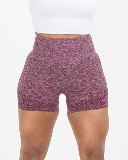 Wine scrunch butt shorts - Bia Vibe